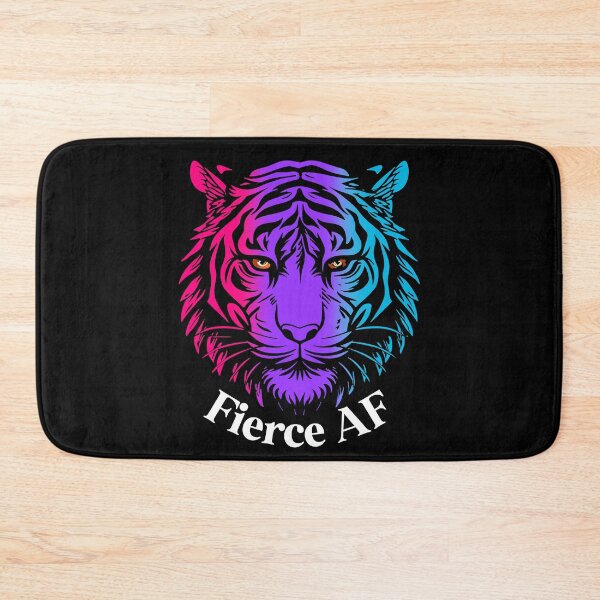 Item preview, Firece AF Tiger with Androgynous Pride Flag Colors, Androgyne Flag Design designed and sold by Travelslightly.