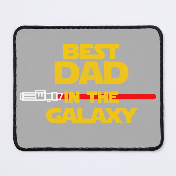 Item preview, BEST DAD IN THE GALAXY RED LIGHTSABER GRY designed and sold by LuizSilva1983.