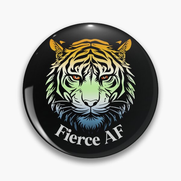 Item preview, Firece AF Tiger with AroAce Agender Pride Flag Colors, AroAce Agender Flag Design designed and sold by Travelslightly.