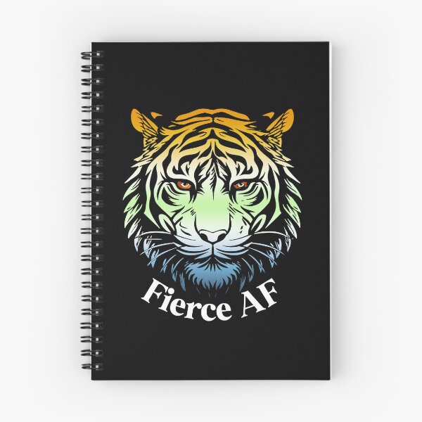 Item preview, Firece AF Tiger with AroAce Agender Pride Flag Colors, AroAce Agender Flag Design designed and sold by Travelslightly.