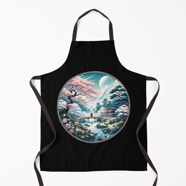 Item preview, Japanese Art Style, Manga, Anime, Samurai, Pagoda, River designed and sold by Pflugart.