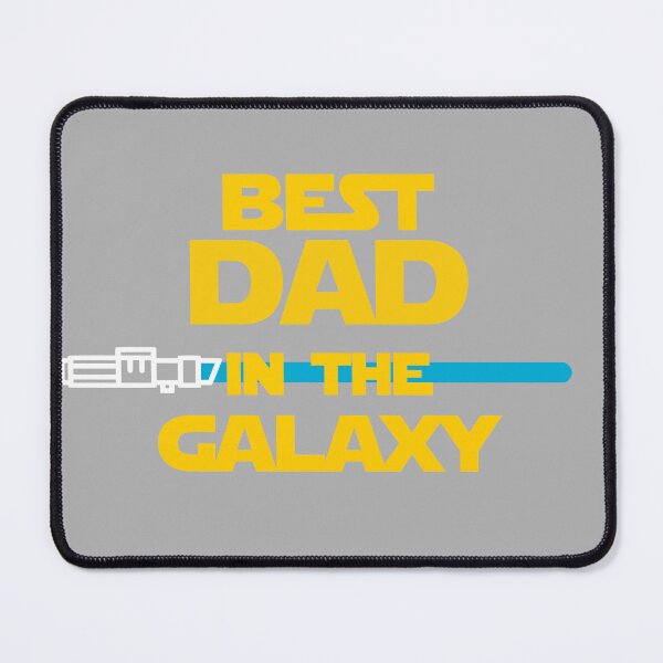 Item preview, BEST DAD IN THE GALAXY BLUE LIGHTSABER GRY designed and sold by LuizSilva1983.