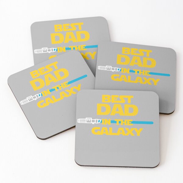 Item preview, BEST DAD IN THE GALAXY BLUE LIGHTSABER GRY designed and sold by LuizSilva1983.