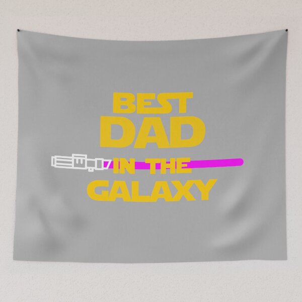 Item preview, BEST DAD IN THE GALAXY PURPLE LIGHTSABER GRY designed and sold by LuizSilva1983.