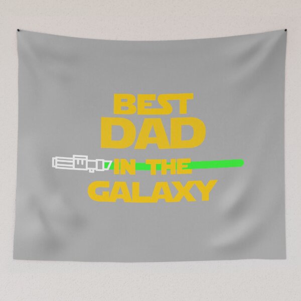 Item preview, BEST DAD IN THE GALAXY GREEN LIGHTSABER GRY designed and sold by LuizSilva1983.