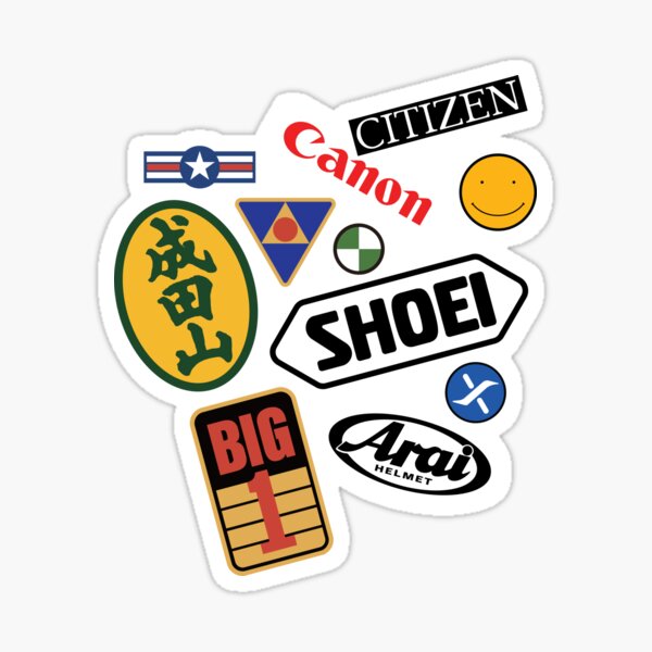 Item preview, Akira Shotaro Kaneda Bike Sticker Combo [Pristine Ver.] designed and sold by FutureNeverCame.