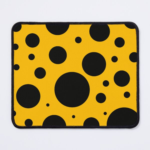 Item preview, black polka dots on yellow background designed and sold by pauloneill-art.