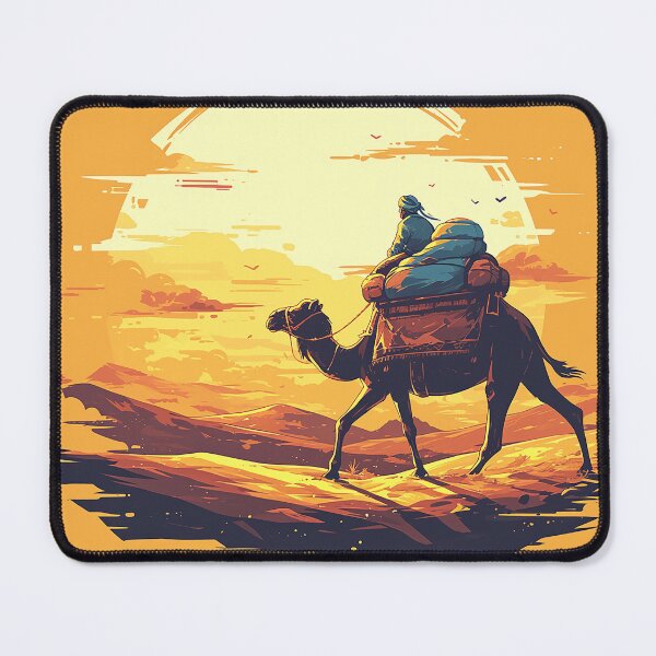 Item preview, Man Riding Camel in Desert designed and sold by Christian Weiss.