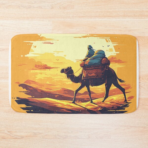 Item preview, Man Riding Camel in Desert designed and sold by Christian Weiss.