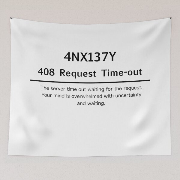 Item preview, Anxiety http error code designed and sold by Lina1993.