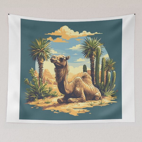 Item preview, Resting Camel in Desert designed and sold by Christian Weiss.