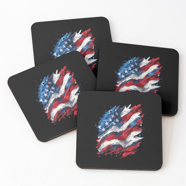 Item preview, American Flag Independence Day Theme v15 | Phone case, Blanket, Classic T-shirt designed and sold by BuzzworthyShop.
