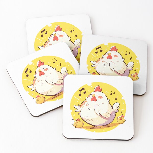 Item preview, Cute Chicken Listening to Music designed and sold by SMARTKIT  DESIGNAGENCY.
