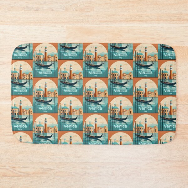 Item preview, Vintage Venice Italy travel poster – Minimalist retro style designed and sold by pod24.