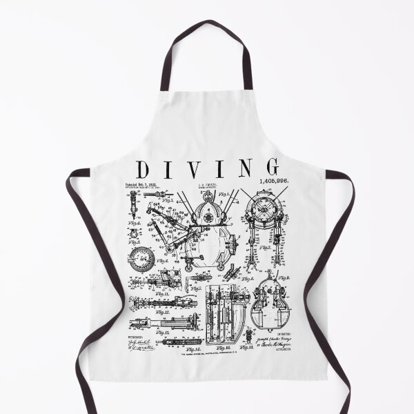 Item preview, Diving Bell Dive Under Water Diver Vintage Patent Divers designed and sold by GrandeDuc.