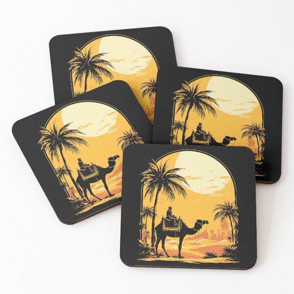 Item preview, Man Riding Camel Silhouette designed and sold by Christian Weiss.
