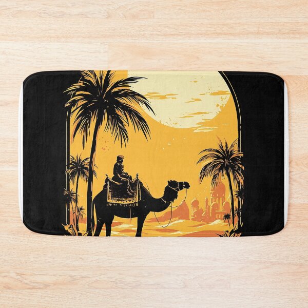 Item preview, Man Riding Camel Silhouette designed and sold by Christian Weiss.