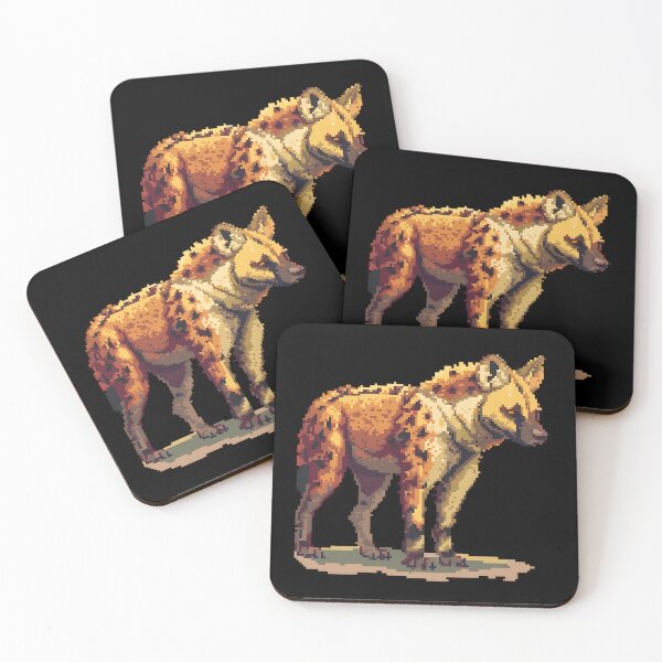 Item preview, Hyena in Pixel Form designed and sold by CUTEDOGGIEZ.