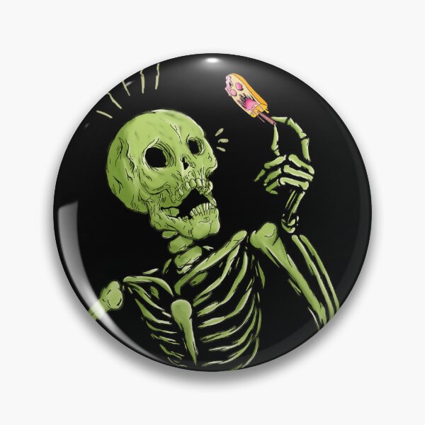 Item preview, Shocked Skeleton with Zombie Icecream designed and sold by FavenFawkes.