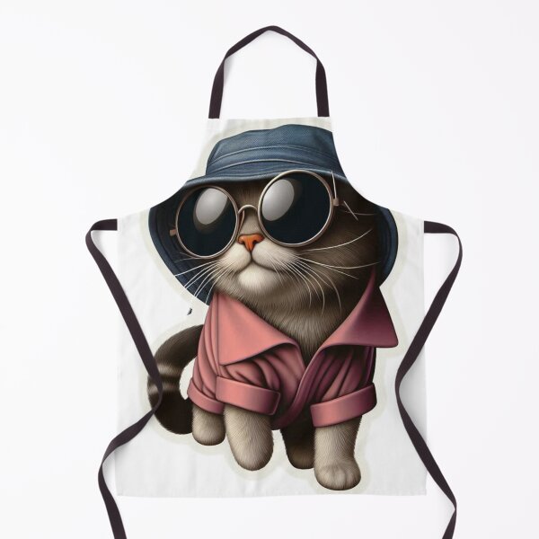 Item preview, Cute Bucket Hat Cat T-Shirt Designs #9 designed and sold by Kinyah88.