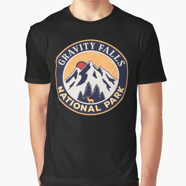 Artikel-Vorschau von Gravity Falls Nationalpark-Vintage, designt und verkauft von graphic-map.