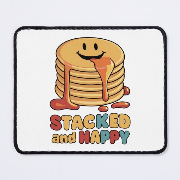 Item preview, Stacked and Happy - Smiling Pancakes designed and sold by vk09.