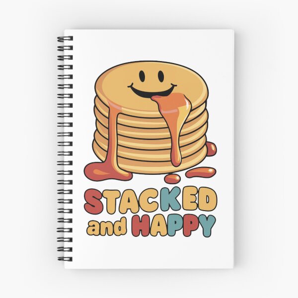 Item preview, Stacked and Happy - Smiling Pancakes designed and sold by vk09.