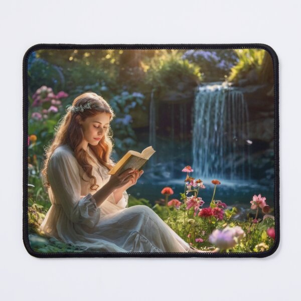 Item preview, Victorian Lady's Enchanted Garden Waterfall Retreat designed and sold by BlareBlare.