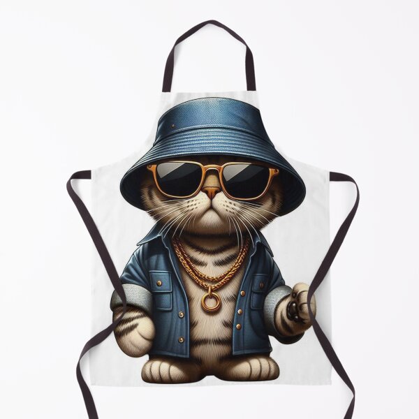 Item preview, Cute Bucket Hat Cat T-Shirt Designs #10 designed and sold by Kinyah88.