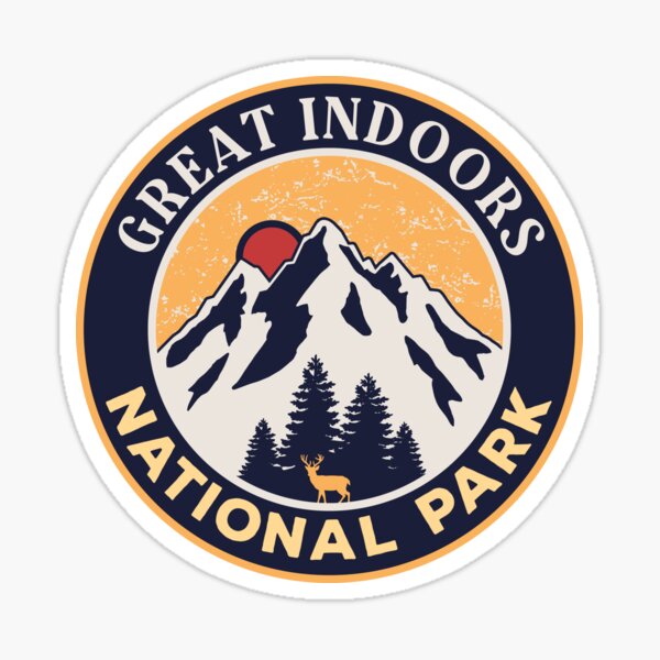 Vista previa del artículo con la obra «Parque Nacional Great Indoors-Vintage», diseñado y vendido por graphic-map.