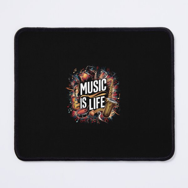 Item preview, Music is life designed and sold by Fresh Ink Studio.