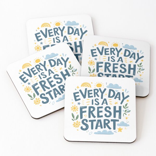 Item preview, Every Day Is a Fresh Start: New Day, New Dreams designed and sold by ArtfulHunter.