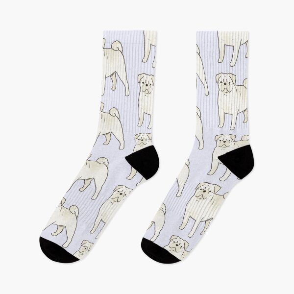 Item preview, White Pug art designed and sold by Artofmayara.