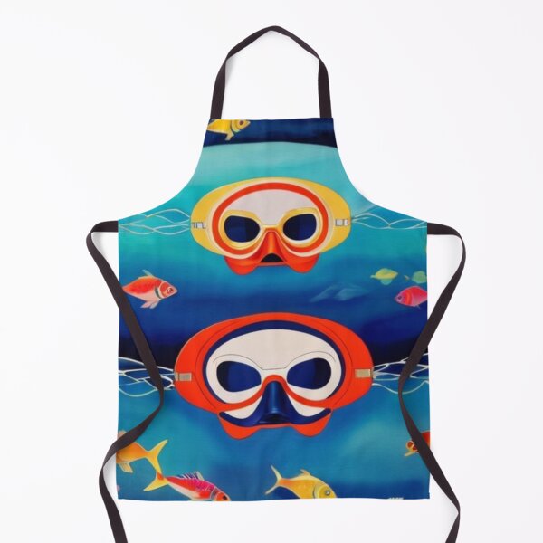 Item preview, Underwater Adventure: Vibrant Diving Masks and Ocean Depths designed and sold by Golimh71.