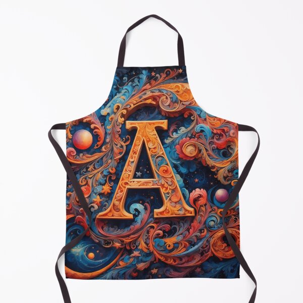 Item preview, The Letter A. set on a galaxy background. designed and sold by FocusedArt.