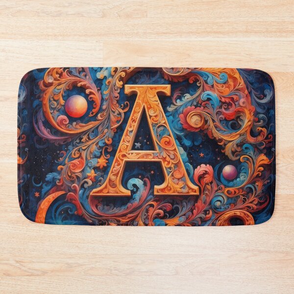 Item preview, The Letter A. set on a galaxy background. designed and sold by FocusedArt.