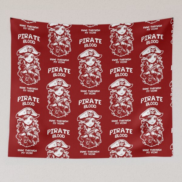 Item preview, Pirate blood runs through my veins (#22) [Create a set!] designed and sold by SolidEarthArt.