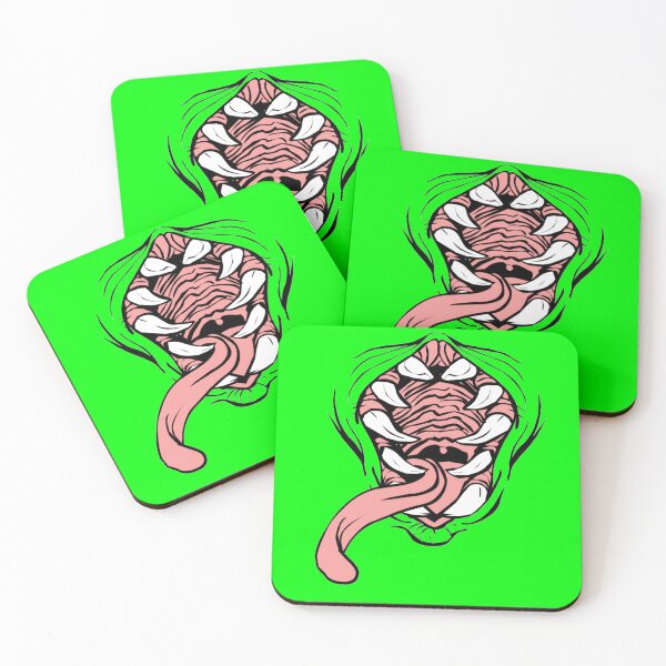 Aperçu de l'œuvre Gueule à crocs (lime) créée et vendue par MurpheusTech.