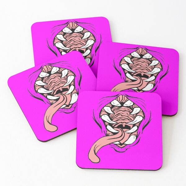 Aperçu de l'œuvre Gueule à crocs (Magenta) créée et vendue par MurpheusTech.
