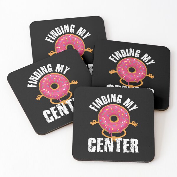 Item preview, Finding My Center Donut Shop Funny Yoga Lover designed and sold by Captain Mood.