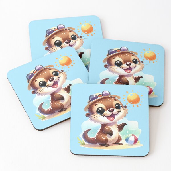 Item preview, Otter Watercolor in Summer designed and sold by 93-Store.
