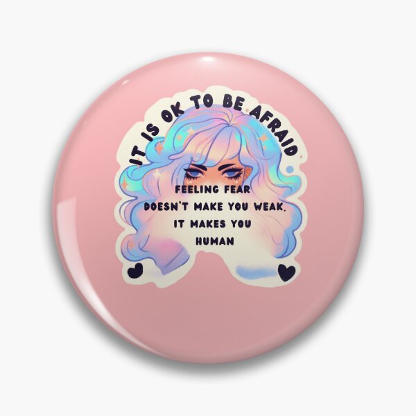Item preview, Pastel Holographic Watercolor Sticker: Validating Fear, Normalizing Emotion designed and sold by Queueka.