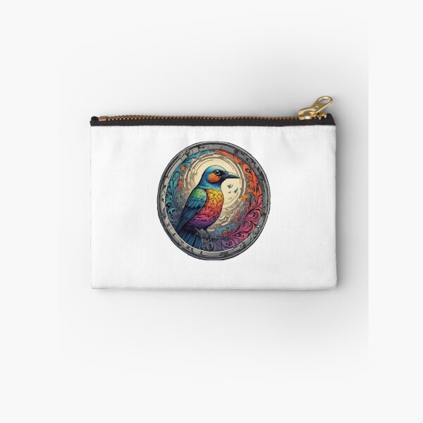 Item preview, Mystical Colorful Bird in watercolor paint designed and sold by EmeraldCauldren.