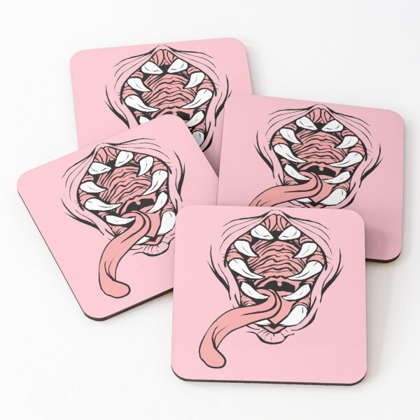 Aperçu de l'œuvre Gueule à crocs (rose) créée et vendue par MurpheusTech.