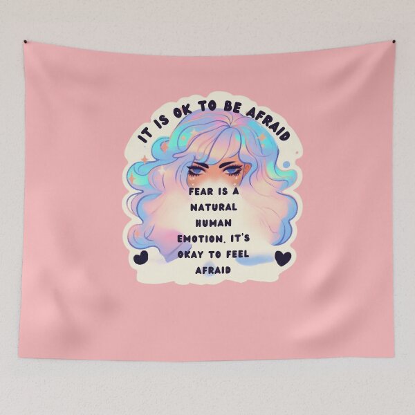 Item preview, Copy of Pastel Holographic Watercolor Sticker: Validating Fear, Normalizing Emotion designed and sold by Queueka.