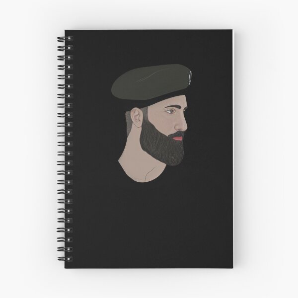 Item preview, Minimalistic male portrait: contemporary art print   designed and sold by DepartToArt.