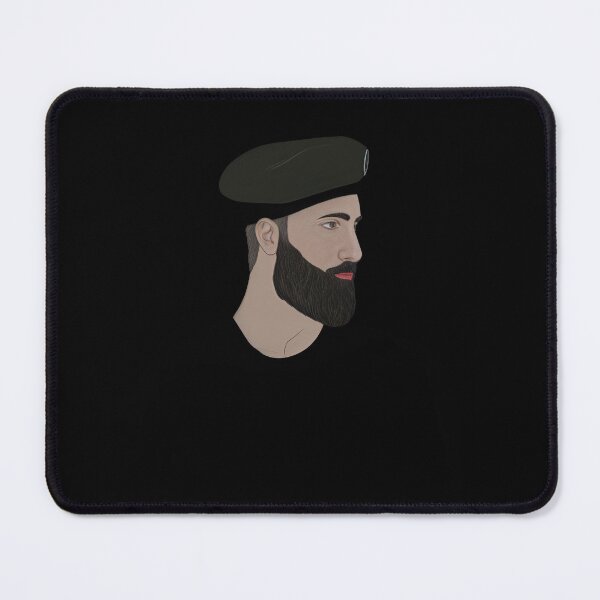 Item preview, Minimalistic male portrait: contemporary art print   designed and sold by DepartToArt.