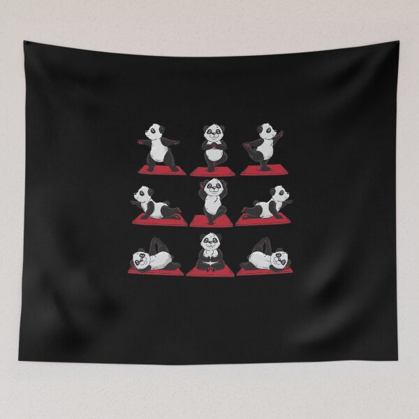 Item preview, Funny Yoga Teacher Meditation Lover Gift Panda Yoga designed and sold by Captain Mood.