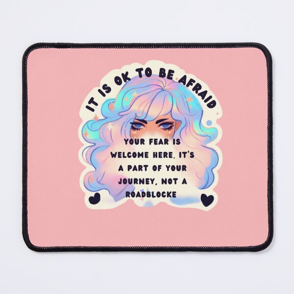 Item preview,  Pastel Holographic Watercolor Sticker: Validating Fear, Normalizing Emotion designed and sold by Queueka.