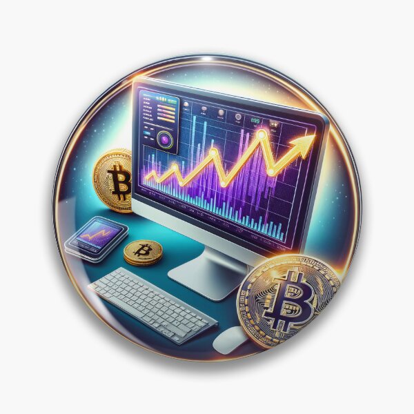 Item preview, Trading Bitcoin Logo 2024 designed and sold by 93-Store.